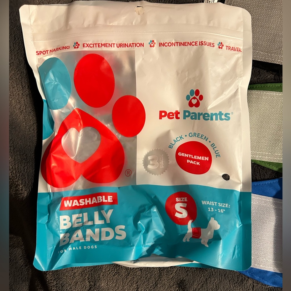 Pet Parents Sz S Belly Bands for male dogs